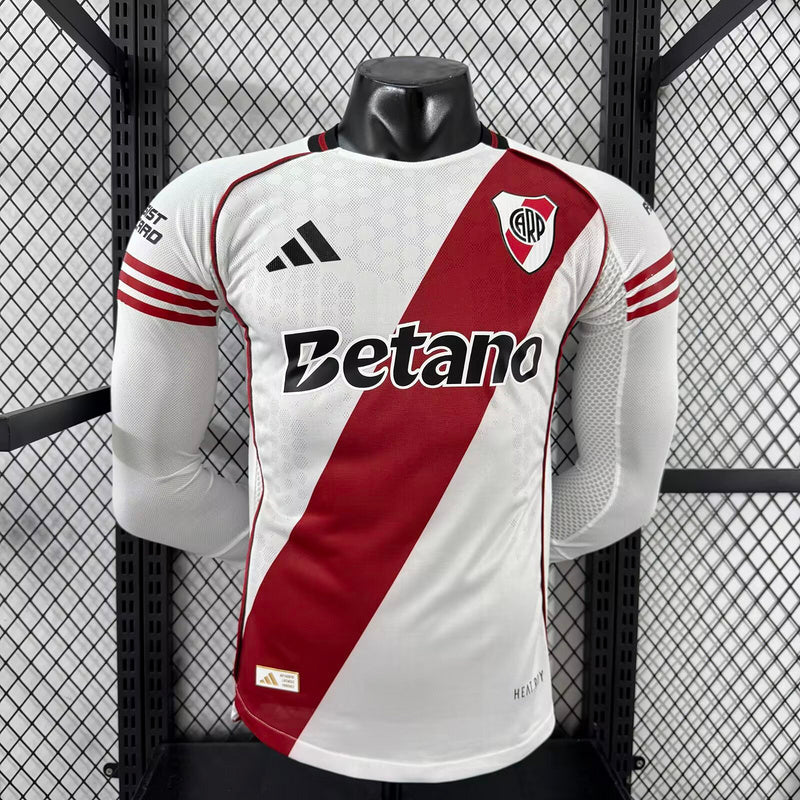 River Plate Home Player Jersey 25/26 - Long Sleeve